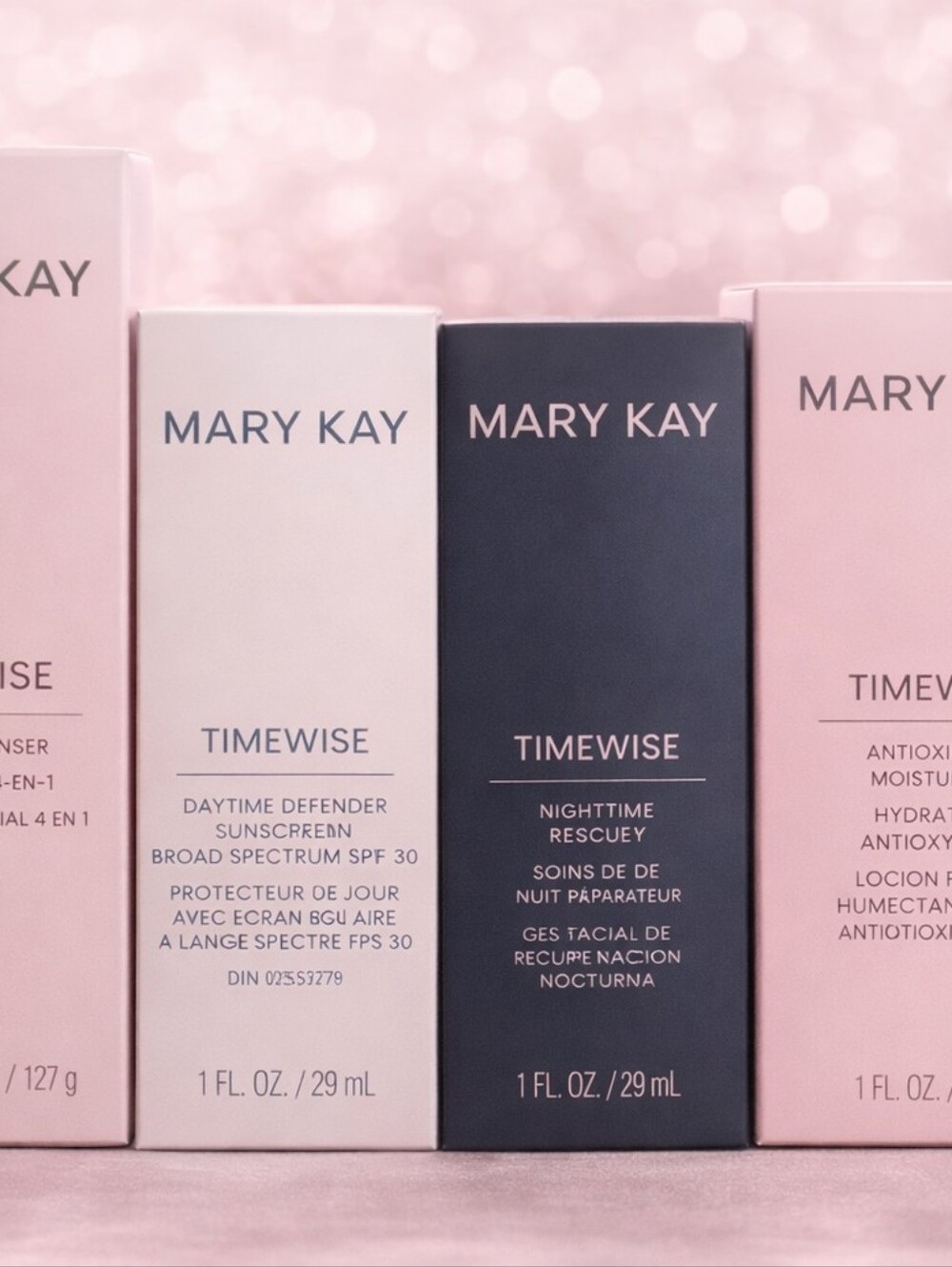 Mary Kay TimeWise Set with Pink and Navy Packaging